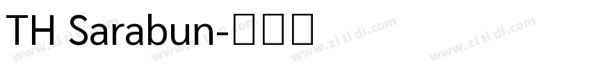 TH Sarabun字体转换